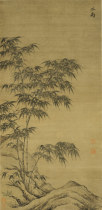 Art Microjet printing Yuan Dynasty Li housing Li Housing and rain Tutu True Traces Reproduction Painting Country Painting Ink-ink Bamboo Imitation Ancient Decoration Painting