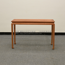 Mahogany furniture whole big fruit red sandalwood Chinese-style case Burmese rosewood solid wood flat head case incense case porch Buddhist altar