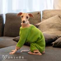  GINGERAIN Italian small Lingti clothes Huibit Gree fine dog four-legged pure cotton thickened warm sweater