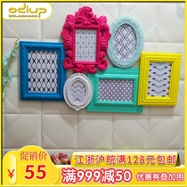 European Amazon photo wall photo frame Wedding wonderful photo Living room sofa background wall Plastic photography room Childrens picture frame