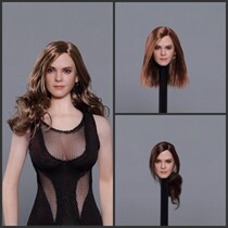 1 6 Female Soldier Harry Potter Hermione Emma Watson Hollywood hair transplant European and American female head carving spot