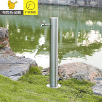 304 stainless steel outdoor faucet column multifunctional outdoor garden courtyard floor-to-ceiling water flower washing car