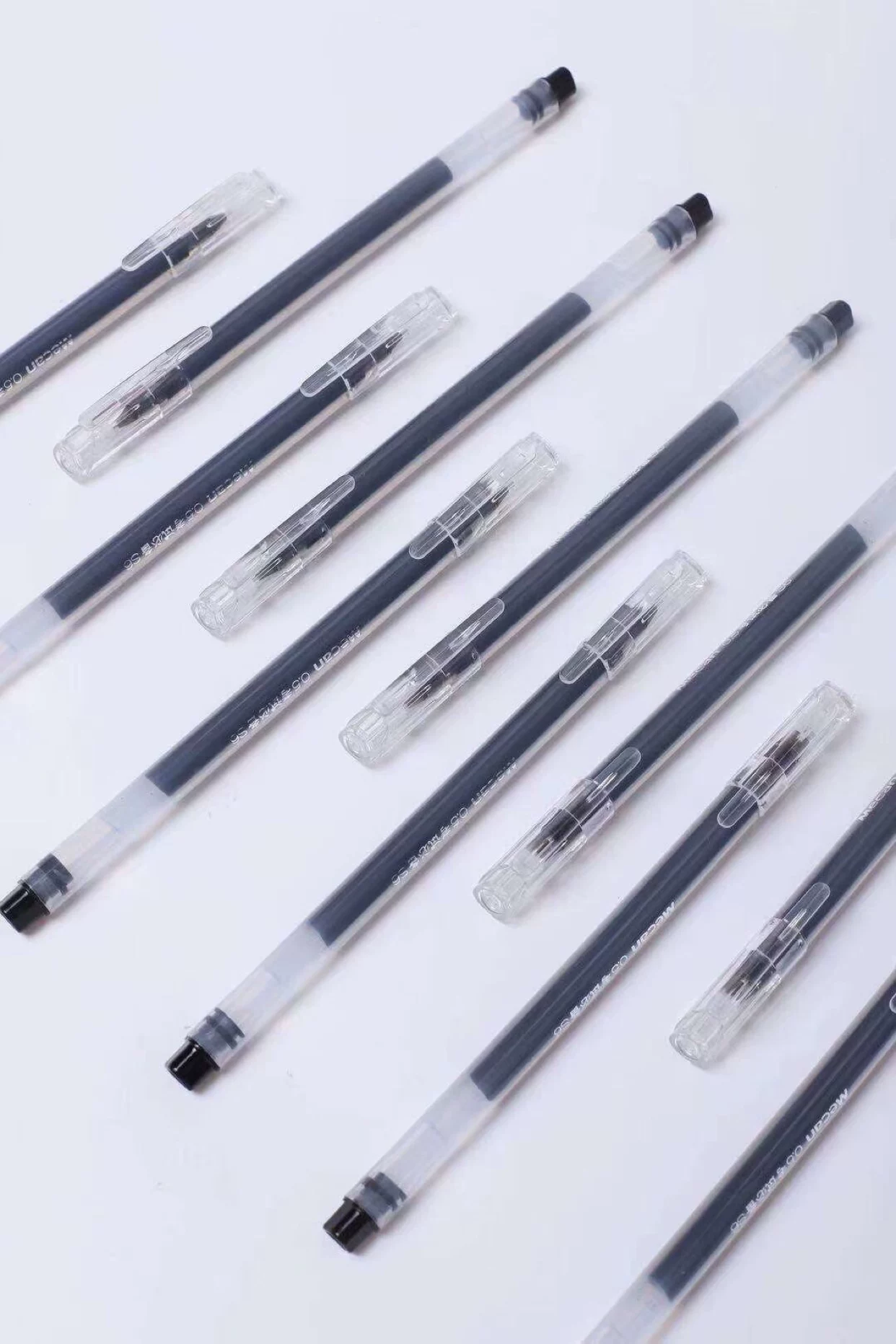 Mecan Import большая вместительная роллерп pen для студентов, 12 штук