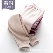 Middle Aged Mom Single Piece Lady Autumn Pants Seniors Loose High Waist Warm Pants Dad Men Cotton Wool Pants