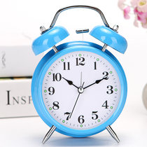 Desktop creative bedroom alarm clock cartoon cute special mute clock primary school child personality childrens Taiwan clock female Boy
