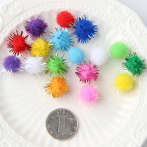 Bright sheet wool ball color high-bounty wool ball plush balls wool ball goldball nursery diy handmade material 15mm