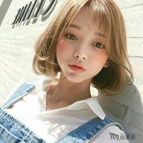 Net red fake mother wig short hair two-dimensional eyebrows on Bangs BOBO head buckle cute Japanese realistic cd full head cover