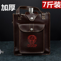 Russian thick 7kg portable Hulk with portable extra large 128 oz stainless steel wine bottle Outdoor