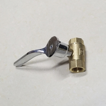 4-point bright handle gas valve switch stove front valve Straight-through copper ball valve Wave system with spoon system frying furnace accessories