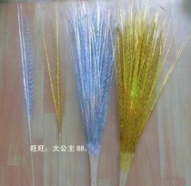 Flower arrangement material gold and silver small tazon silk stocking silk stockings Material emulated flower flower arrangement with floral gold shiny