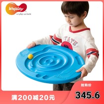 Original Taiwan WEPLAY sensory training equipment rotating track toy balance table snail balance board