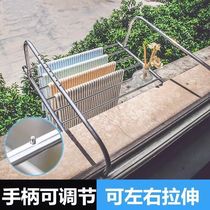 Shoe rack dormitory rack stainless steel drying socks hanging cool coat rack drying rack folding toilet Clothes Clothes