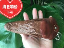 Special clearance small crocodile head pendant hanging key chain special gift Thailand