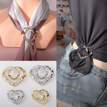 Loving Silk Scarves Buttons Peach Cardiothoramal Buttondown Minimalist Downswing Knotted Buttoned Shirt T-shirt T-shirt Clasp 2021 New