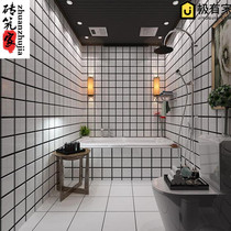 Nordic minimalist modern bread brick 300 subway kitchen bathroom wall balcony kitchen floor non-slip tile