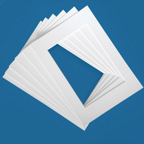 Photo frame photo wall with lining cardboard 7 inch 12 inch 16 inch 20 inch A4 white texture card plate thickened