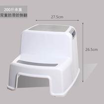 Childrens hand washing stool Non-slip stool Childrens hand washing stool Foot bath mat foot stool Step thickened step washing station