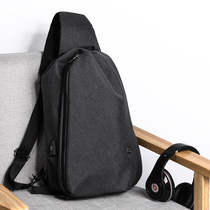 Zener large capacity cross-body mens backpack single shoulder cross-body bag tide brand casual multifunctional sports travel chest bag men