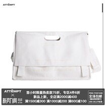  ATTEMPT AW20 Dipped canvas Folding Bag Shoulder bag