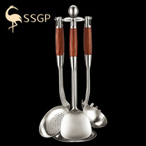 German SSGP kitchen utensils set 304 stainless steel cooking utensils five pieces kitchen shovel spoon full set of spatula cooking food