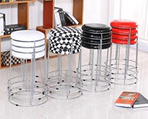Home Plus Rough Modern Easy Sponge Stool Small Garden Stool Plastic Stool Steel Pipe Dining Table And Chairs Bench Bench