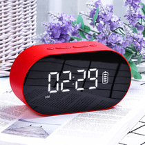 LEnRuE Lanyue P1 wireless Bluetooth speaker alarm clock small audio portable card car overweight subwoofer