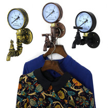 Clothing Store Retro Iron Art Tap Pressure Gauge Hook Hook Hook wall-hanging positive hanging point hanging hanger window exhibition rack props
