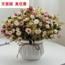 Modern minimalist office living room creative desktop flower arrangement home decoration ceramic dried flower floral decoration