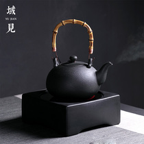 Domain See Taiwan Volcanic Bubble Tea Special Single Ceramic Capacity Boiler Tea Kettle