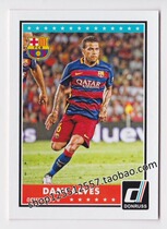 PANINI 2015 DONRUSS STAR CARD DANIEL ALVES BARCELONA 074 #