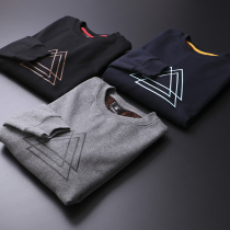 Handsome and warm foreign trade tail single tail goods winter dress round collar casual cover jacket men garnter thickened to beat undershirt