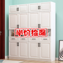 Shoe cabinet door living room entrance cabinet home large capacity integrated wall economic balcony cabinet door door cabinet customization