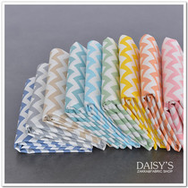 Cartoon printed pure cotton cotton cotton cloth is covered with a width of 1 6 m fabric 9 color wide wave