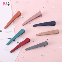 Korean large face wash hairclip duckbill clip simple frosted bangs clip adult sweet Joker side clip hair accessories