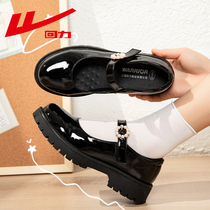Huili small leather shoes women Summer jk shoes 2021 New English style single shoes Lefu shoes thick soles Mary Jane shoes women