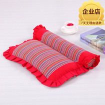 Cotton rough cloth combination pillowcase Outer skin liner Cylindrical rectangular jacket Pillow core empty bag Adult