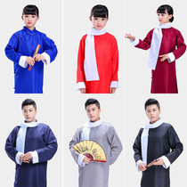 Comedy children adults long shirts robes Allegro cross talk clothes performance clothes costumes