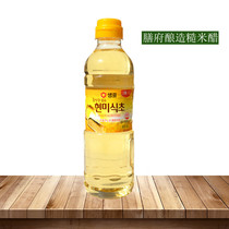 South Korea imported rice rice vinegar brewing glutinous rice vinegar brown rice vinegar condiment in August 500ml23
