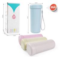 Wheat Fragrant Cup Cartoon With Handcup Seal Cup Sports Water Cup Kettle Promotion Exhibition Opening Gift can print LOGO