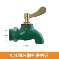 Old fashioned with lock key cast iron tap plant open tap iron tap 4 into outdoor engineering tap