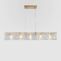 Postmodern Light Luxury Restaurant Chandelier Postmodern Minimalist Designer Personality Creative Bar Glass Lamps