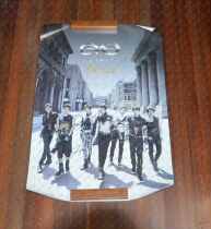 Infinite all members autographed Destiny original Korean poster