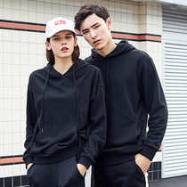 Gaofan 2021 spring new casual solid color simple sweater men hooded trend loose mens coat sportswear