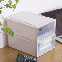  Japan Tianma Co Ltd Desktop office document desk storage box drawer combination storage cabinet finishing box