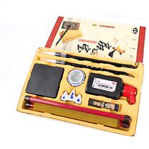 Primary School Students Calligraphy Brush Pen Room Four Treasure Suit Water Write Cloth Ink ink Ink Stone-stone Town Ruler Felt Calligraphy Gift Gift Box