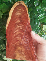 D607 Zambia blood sandalwood red wood small material hand DIY handmade piece material with shaped slingshot patch material flower water wave texture