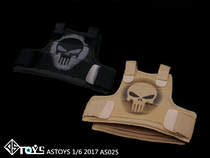 Spot ASTOYS 1 6 AS025 A Bing Man Punisher Skull Skull Vest