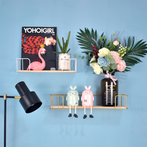 Shelf ins Wind bedroom living room room decoration simple Nordic Wall Wall storage wall display rack