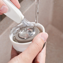 Heat Sell Multifunction Insulated Cup Bottle Mouth Cleaning Brush Cup Lid Groove Stains Gap Brush Three-in-one Wash Cup Brush Home