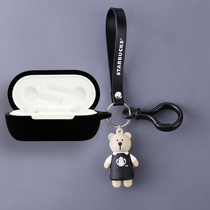 One plus buds z protective cover one plus OnePlus Buds Z TWS headset protective cover anti-drop soft silicone noise reduction Real Wireless Bluetooth headset Protective case bear keychain New